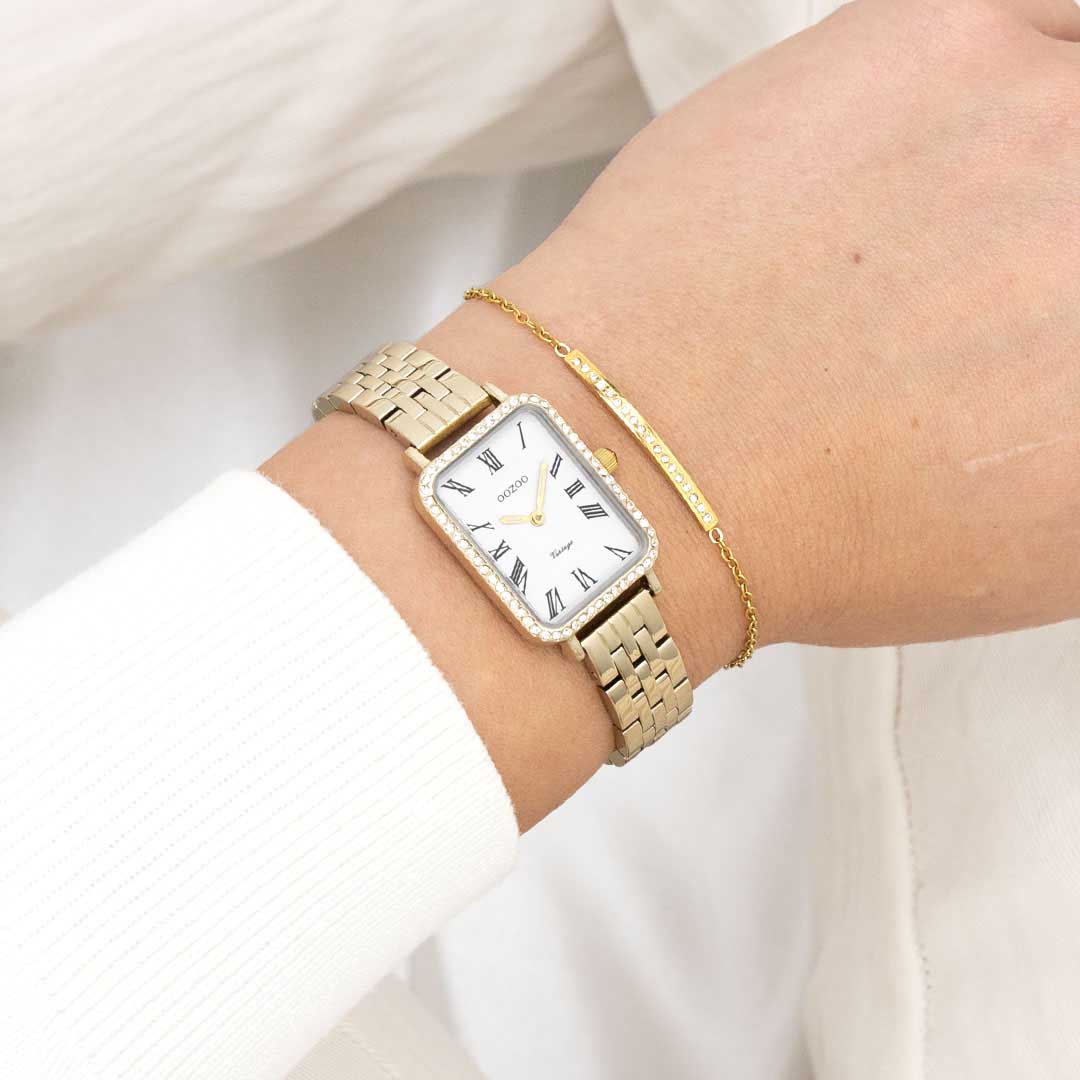 OOZOO Vintage Gold Stainless Steel Bracelet C20414